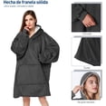 thumbnail image 3 of Sudadera Cobija Bluelander con Capucha, Manta Térmica, Unitalla, Gris Oscuro Bluelander NA, 3 of 4
