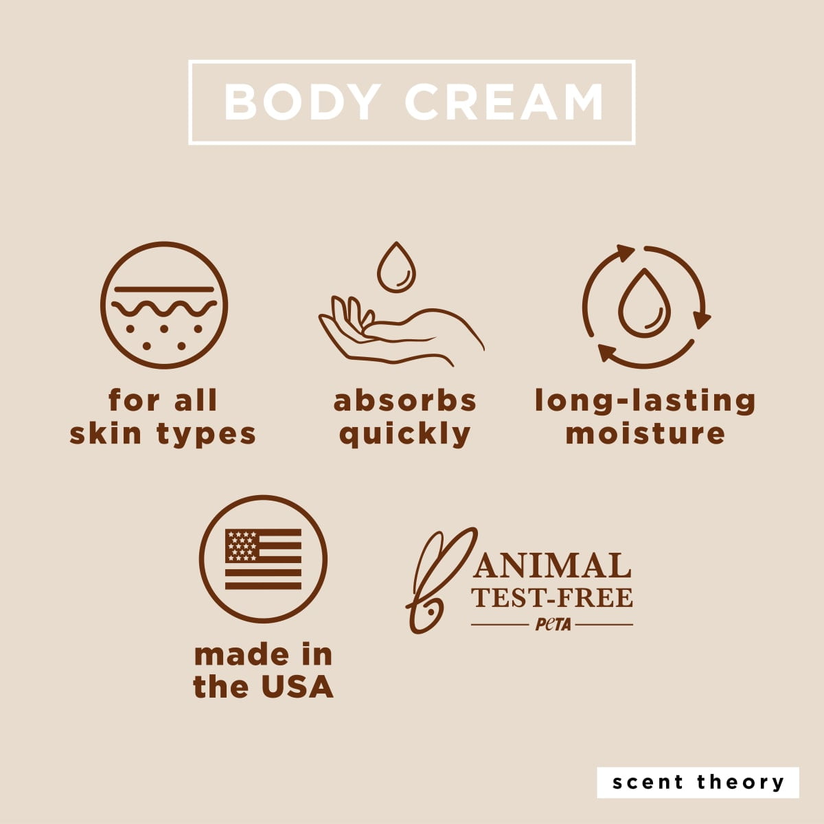 (3 pack) Scent Theory Hand and Body Cream with Shea Butter, Velvet Vanilla, 8 oz