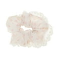 thumbnail image 5 of Unique Bargains 1 Pc Scrunchie Fashion Polka Dot Lace Hair Elastics Pink, 5 of 5