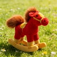 thumbnail image 5 of ICQOVD Rocking Horse Plush Stress Relief Desktop Decoration Soft Doll, 5 of 5