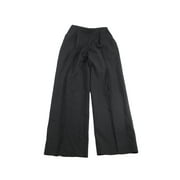 Linda Allard Ellen Tracy Black Side Zipper Wool Pants 8