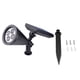 thumbnail image 5 of Foco de paisaje 4LED Lámpara de pared de jardín de seguridad con luz solar a prueba de agua para exteriores, blanco cálido, 4 piezas Methold HA000907-03B, 5 of 7
