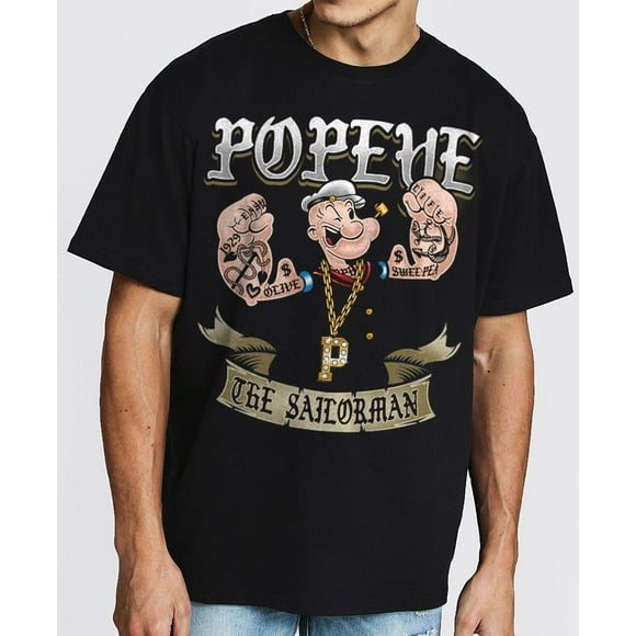 Philcos Popeye Black Tee