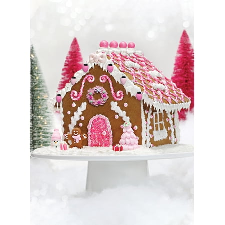 Bakery Bling Pink Gingerbread House Kit, Pink Design, DIY Gingerbread Kit