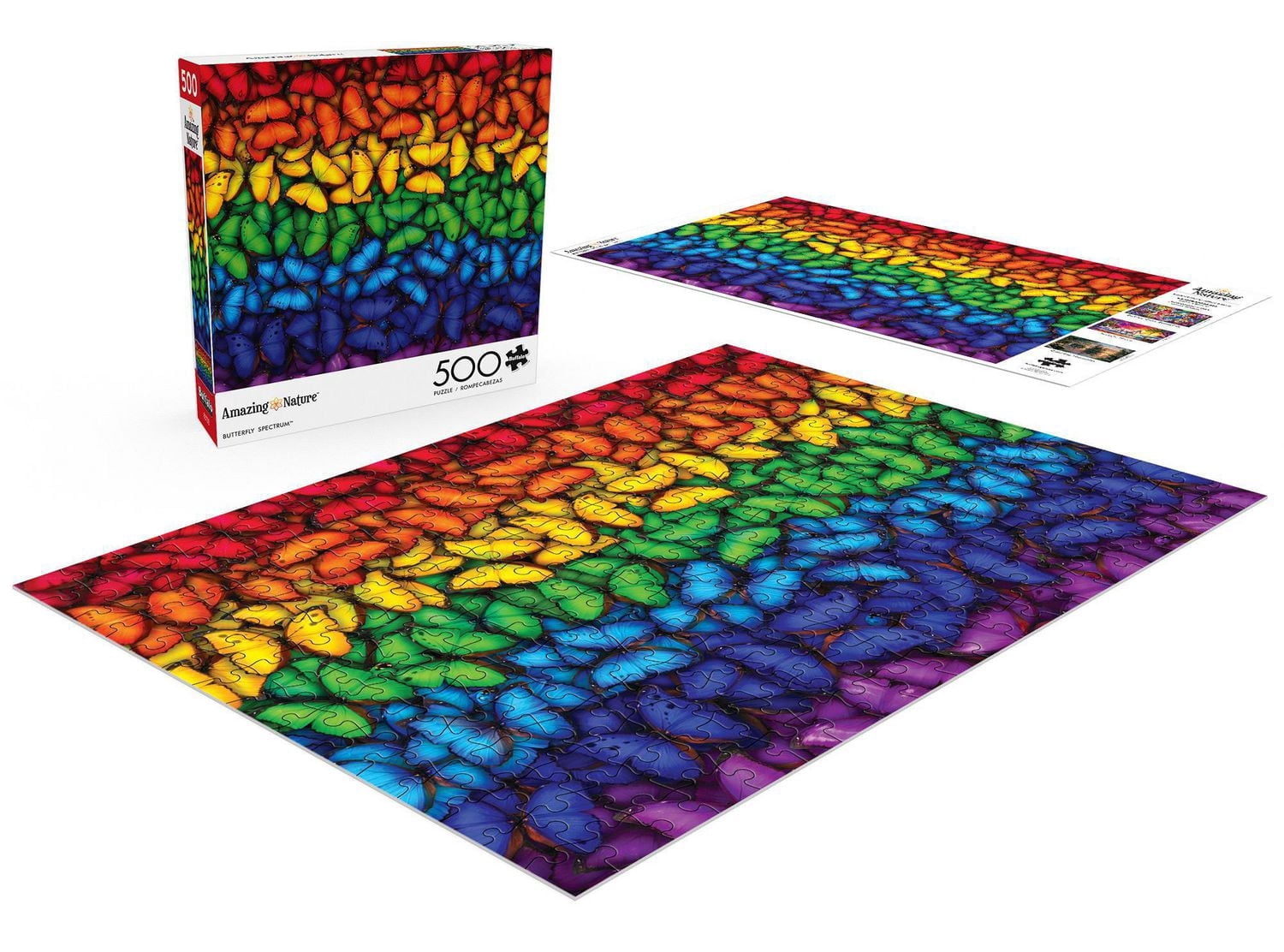 Buffalo Games - Le puzzle Amazing Nature - Butterfly Spectrum - en 500 pièces