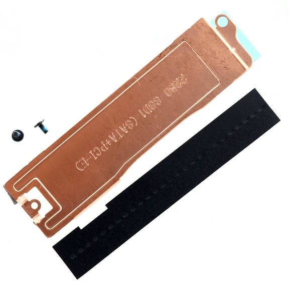 Deal4GO SSD1 SLOT 1 M.2 2280 SSD Heatsink Cooling HFD3T 0HFD3T Thermal Heat Shield w/ Insulation sheet for Dell XPS 9700 Precision 5750