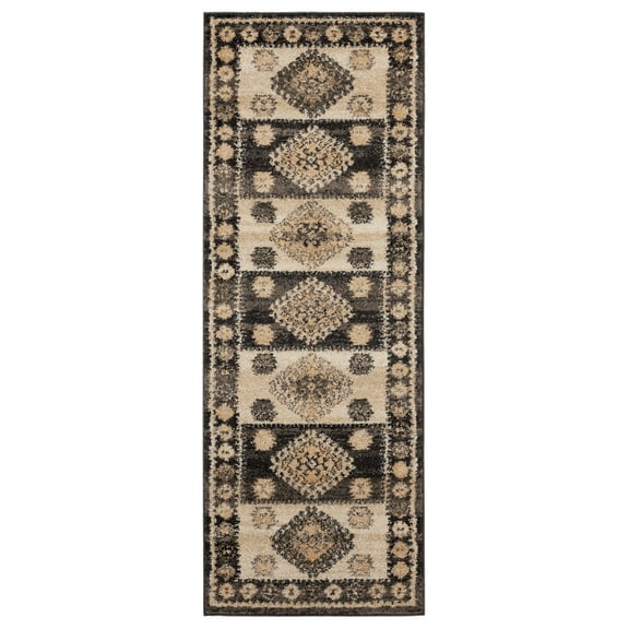 United Weavers of America Runner Print Southwestern Runner Rugs, Beige