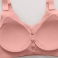 thumbnail image 4 of Women's Solid Color Lace Pattern Front Buckle Non Underwire Tank Top Bra, 4 of 6