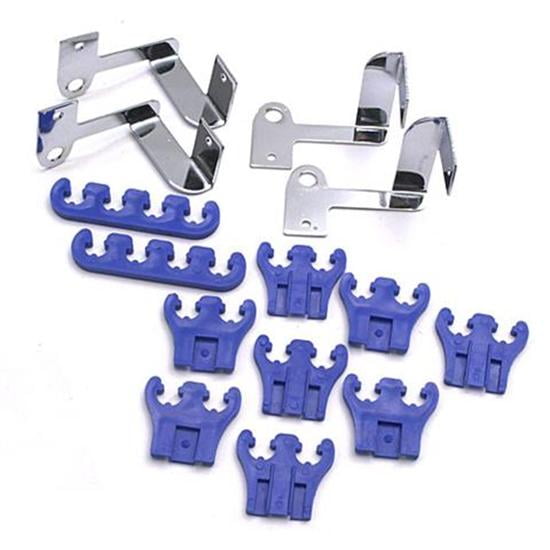 Spark Plug Wire Looms Set, Blue