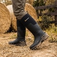 thumbnail image 2 of GIEESHIELD Rubber Boots for Men & Women – Ultra-Light Waterproof 6mm Neoprene Insulated Boots with Anti-Slip Sole, Warm Hunting & Rain Boots for Farming, Snow, Mud(Black, Next Camo G2), 2 of 7