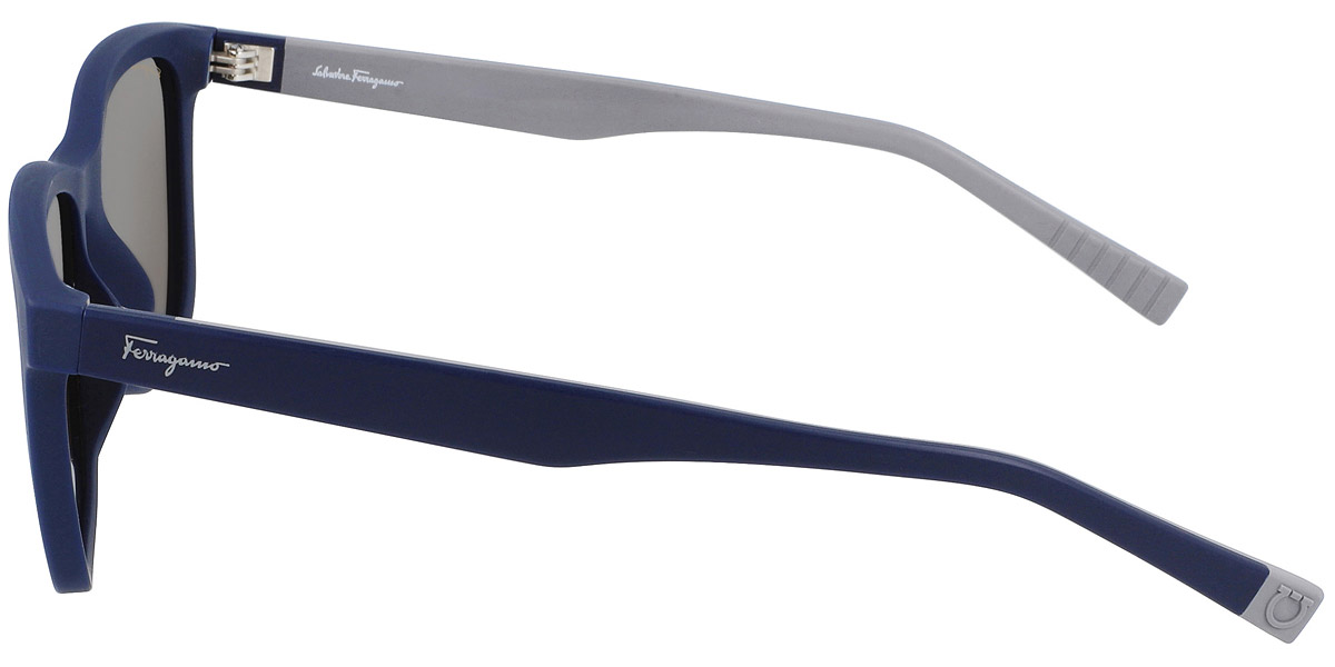 Salvatore Ferragamo SF998S 427 Men's Matte Blue Frame Sunglasses