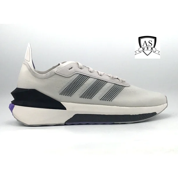 Ad-id-as Avryn Men's 13 Running Shoe Grey/Silver Metallic/Core White ID9422 New