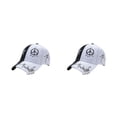 thumbnail image 1 of Qarigey Gorra de béisbol unisex de moda para la playa y actividades al aire libre sombreros para mujeres gorras de béisbol anillos blancos anillos blancos negros 2Conjunto, 1 of 6