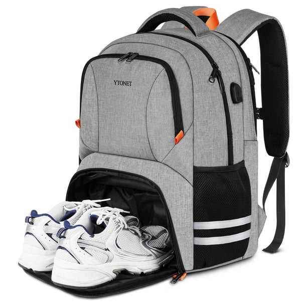Mochila de gimnasio Ytonet para hombre y mujer con compartimento para zapatos