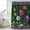 Purple, variant on Spring Flowers Shower Curtain, Waterproof Shower Curtains for Bathroom, Purple Boho Farmhouse Botanical Florals Washable Fabric Bathtub Curtain Set Bath Decor with 12 Hooks Extra Long 72"x96"