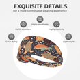 thumbnail image 3 of Turtles and Sea Plants Headbands for Women Men, Workout Elastic Sweat Band for Yoga Running Cycling Gym Exercise Non Slip Head Bands for Women's Hair, 3 of 5