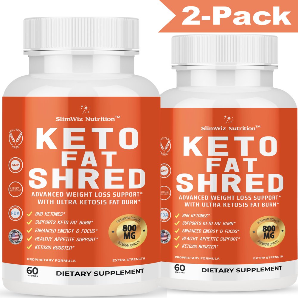 2Pack Keto Fat Shred Weight Loss Supplement Formula Keto Pills For