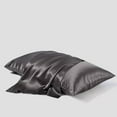 thumbnail image 3 of 19 Momme Mulberry Silk Pillow Cases for Hair and Skin Made in USA- White Silk Pillowcase-16A Grade Real Silk, Anti Acne Pillowcase, Zipper Closure, Anti Wrinkle, Anti Aging, 3 of 7