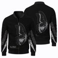thumbnail image 3 of Nueva chaqueta de béisbol deportiva para exteriores para hombre, ropa de abrigo de moda informal con estampado de arte abstracto en 3D, chaqueta de vuelo para hombre, 3 of 5