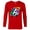 New Red, variant on Marvel Avengers Family Vacation 2023 A-Logo - Long Sleeve T-Shirt for Men - Customized-Athletic Heather