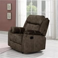 thumbnail image 4 of Global Furniture USA U7303C Brown Microfiber Glider Recliner, 4 of 5
