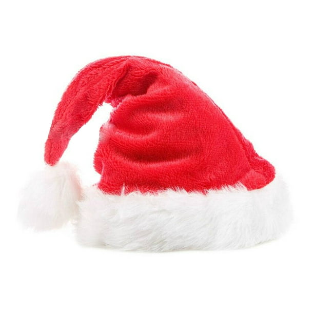 Chapeaux de Flannelette de Noël Fournitures de Noël Casquette de Noël