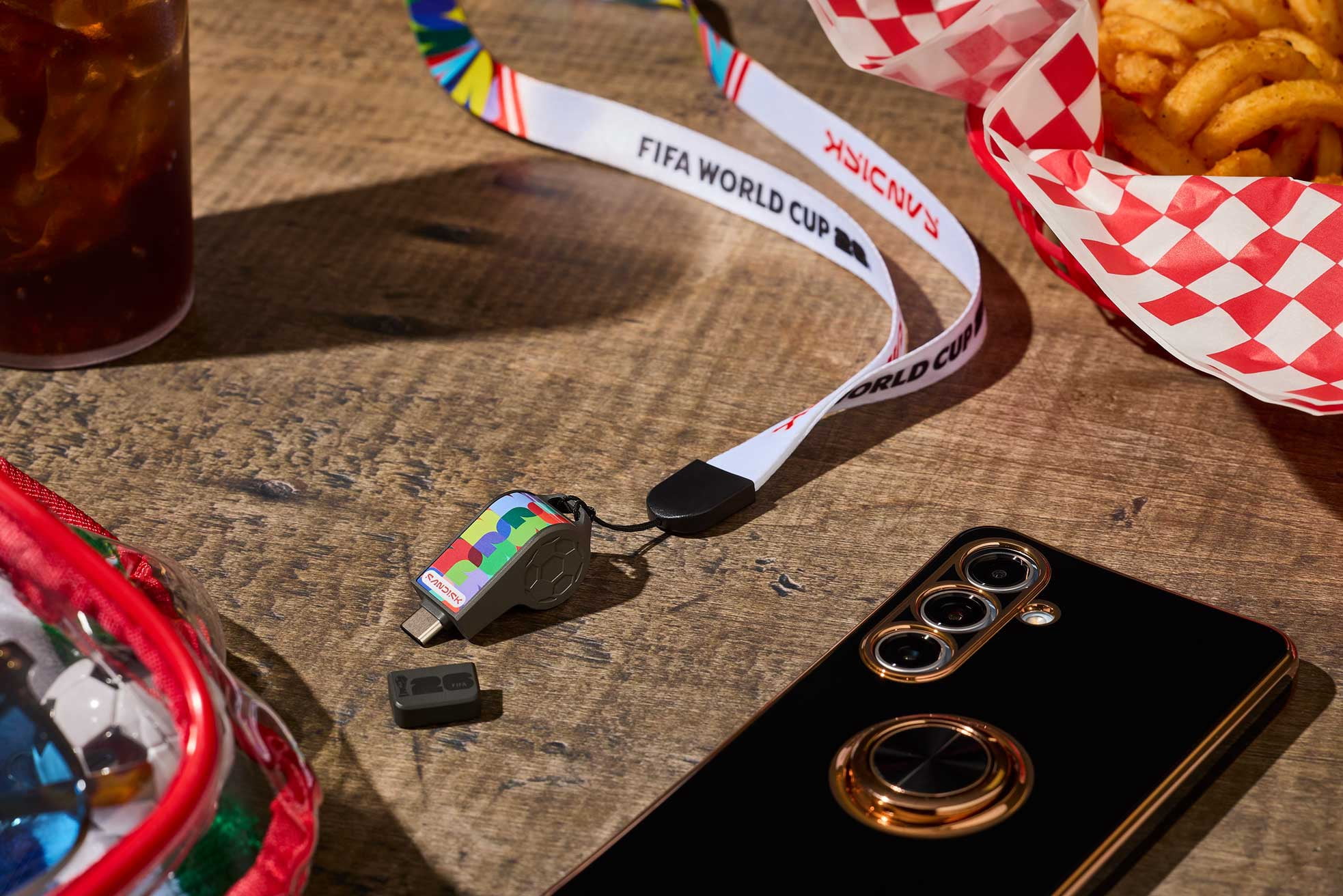 SANDISK® USB-C™ FLASH DRIVE: FIFA WORLD CUP 2026™ EDITION, BLACK