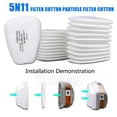 thumbnail image 3 of 5N11 Particulate Filter Cotton, Spray Paint Dust-Proof For Filter\, 3 of 8