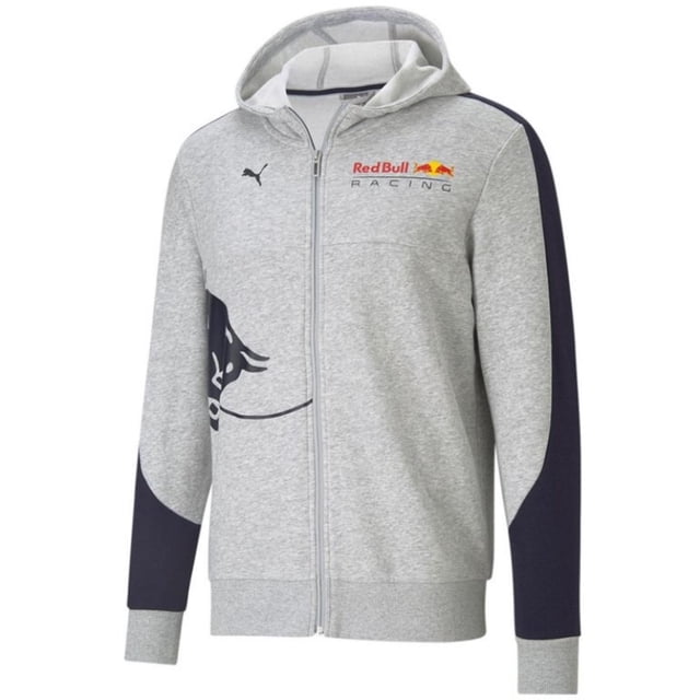 Chamarra Puma RBR Hooded Sweat para Hombre 763107-02 gris M