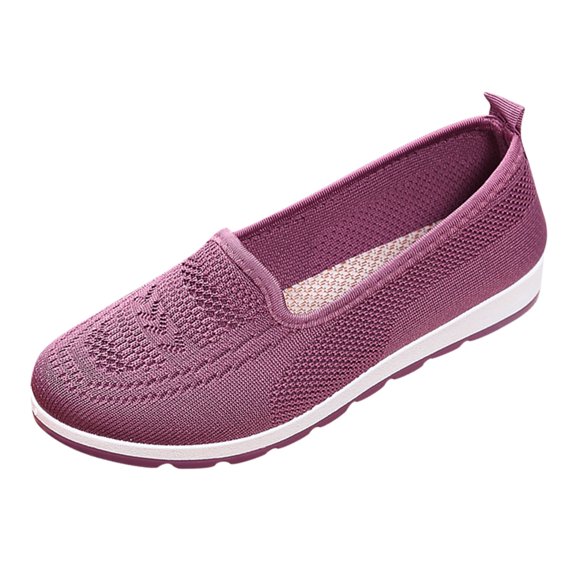 Ketyyh-chn99 Dressy Sandals for Women Shoes Memory Foam Women's Shoes Sandals Soft Sole Casual Shoes Soft Sole Breathable Casual Shoes Non Slip Ultra Light (Purple, 7)