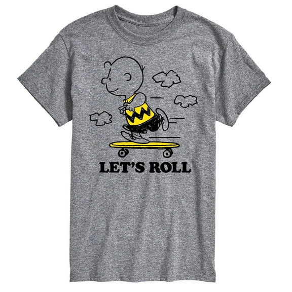 Peanuts - Let's Roll - Men's Short Sleeve Graphic T-Shirt