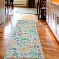 thumbnail image 2 of Video Games Decorative Rug, Monochrome Sketch Gaming Design Racing Monitor Device Gadget Teen 90's, Quality Carpet for Bedroom Dorm and Living Room, 6 Sizes, Shamrock Green, by Ambesonne, 2 of 2