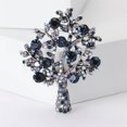 thumbnail image 4 of Rhinestone Tree Of Life Brooch Pins For Women Men Fashion Vintage Colorful Crystal Lapel Pin Corsage For Hat Banquet Suit Dress Accessories Elegant Wedding Festival Party Statement Jewelry Gifts, 4 of 12