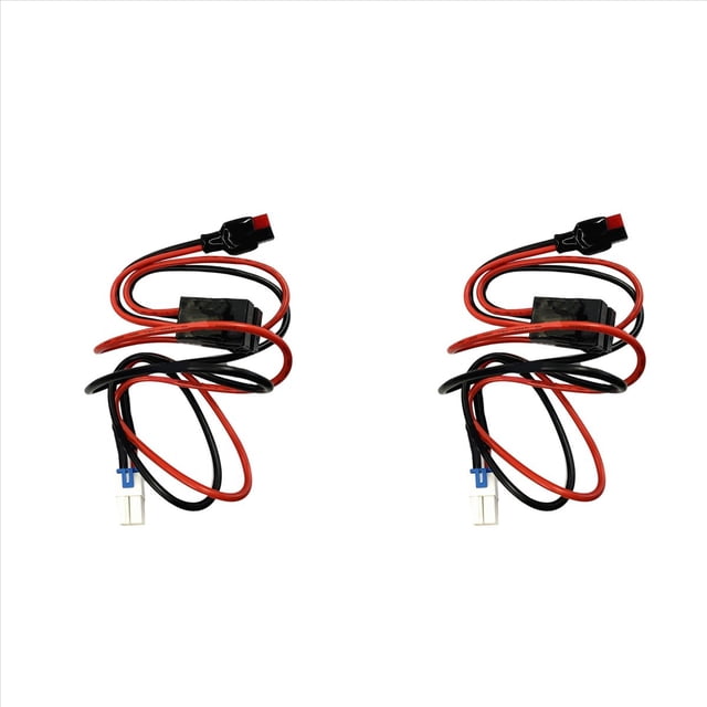 2X Cable de Alimentación para Intercomunicador de Corta por Radio IC-7000 Cable de Alimentación para Radio de Corta IC-7600/FT-450/-480 FT-950 FT891