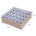 thumbnail image 2 of Underwear Organizer Divider Foldable: Large Socks Drawer Organizer Storage Box, 2 of 10