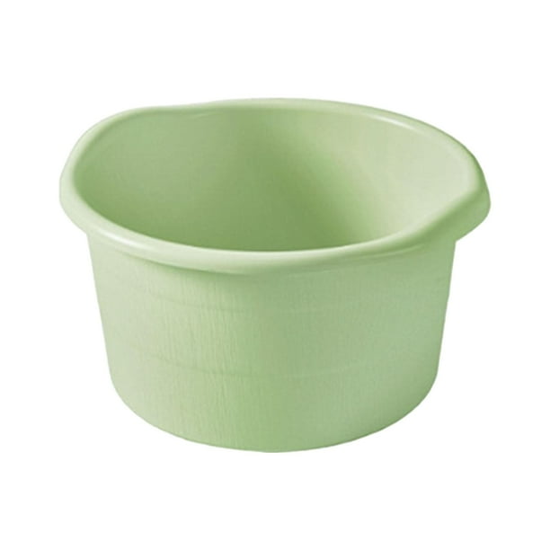 Lavabo para pies con asas, multiusos, para remojo y masaje. verde claro