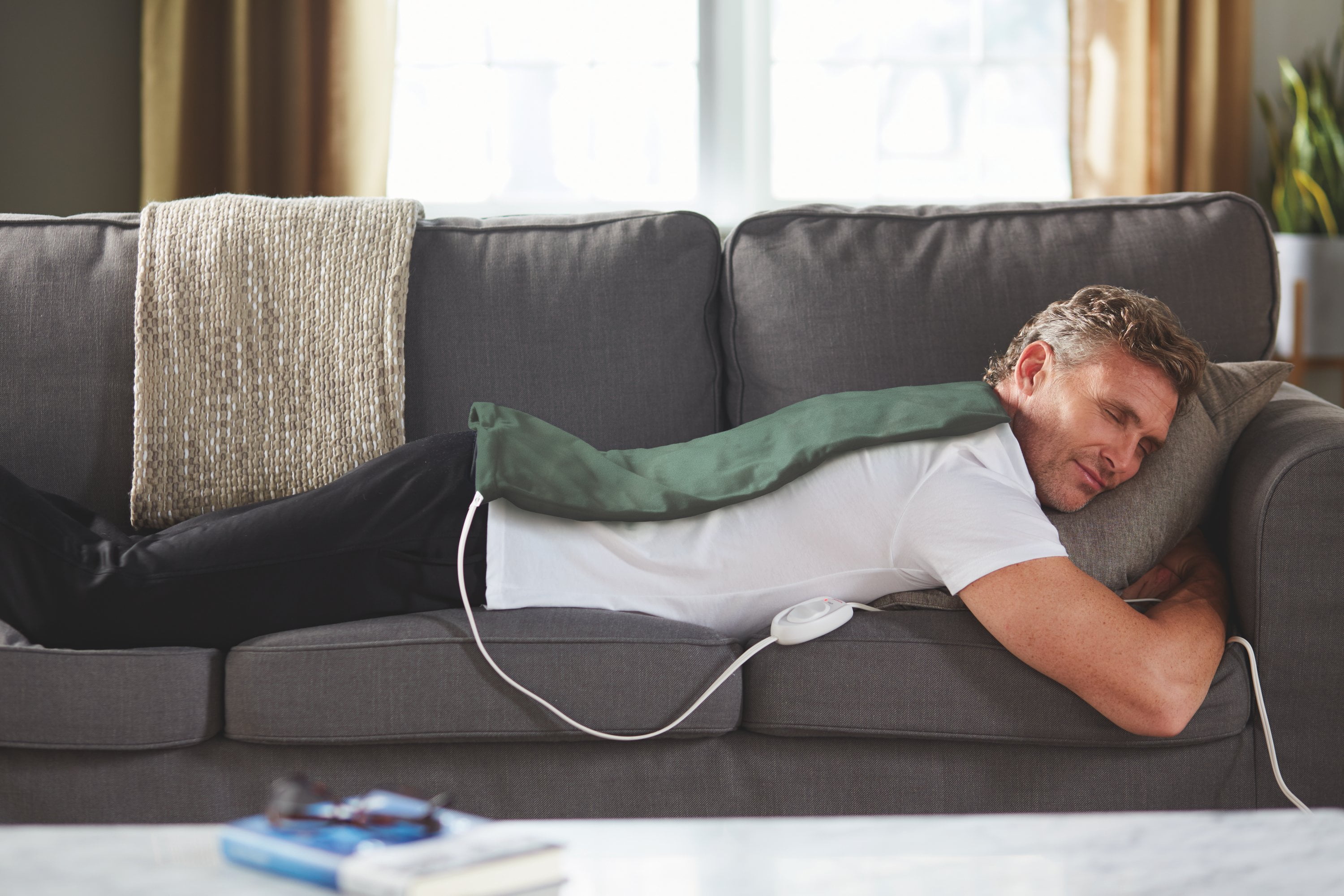 Sunbeam® Heating Pad 12" x 24" King Size, Green