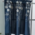 thumbnail image 3 of Paneles de cortinas cortas Soledad Aislado 2 piezas 74x61cm Floral elegante, 3 of 10