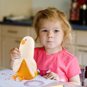 Banana Duck Plush Toy Cute Plushie Hugging Plush Pillow Duck Stuffed Animal for Girls and Boys 11.8 in