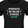 thumbnail image 3 of Instant Message - Introverted Will Discuss Plants - Women's Any Way Dress, 3 of 7
