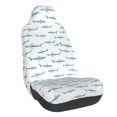 thumbnail image 1 of Wukai Cute Shark Full Set Car Seat Covers with Soft Padding Universal Auto Front Seats Protector and Cushion Mat, 1 of 5