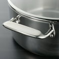 thumbnail image 4 of Tramontina 10-Piece Tri-Ply Clad Stainless Steel Cookware Set, with Glass Lids, 4 of 16
