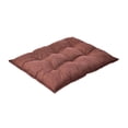 thumbnail image 2 of Washable Pet Mat with Linen-Like Fabric, Reinforced Stitching and Soft Padding, Brown Polyester Dog Bed Pad for Small Pets, 35 x 45 cm, 2 of 6