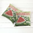 thumbnail image 6 of Ambesonne Vintage Throw Pillow Cover 2 Pack, Old Faded Funny Graphic, 16", Green Red Ecru, 6 of 7