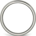 thumbnail image 2 of Titanium Polished 4mm Grooved And Beaded Edge Band (Size 5.5) Made In China tb131-5.5, 2 of 5