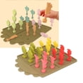 thumbnail image 4 of Shape Sorting Toy, Improve Cognitive Shape Sorting Matching Puzzles Silicone Early Learning  For Kindergarten Anggrek Shape Sorting Matching Toy, 4 of 8