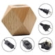 thumbnail image 1 of Lámpara de mesa de diamante Tornillo Portalámparas de madera Enchufe plano de madera maciza Enchufe redondo Enchufe de tres clavijas Lámpara de mesa de madera, 1 of 4