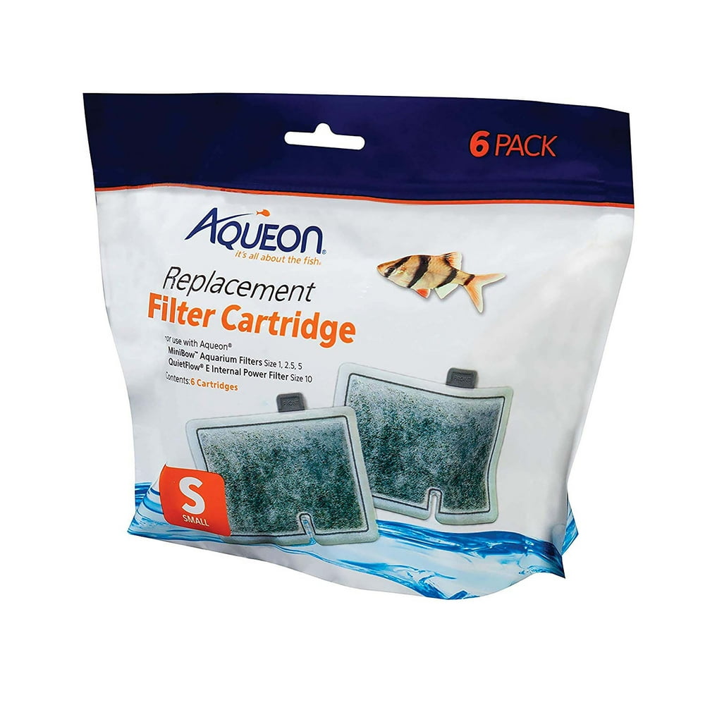 Aqueon Replacement Filter Cartridges Small 6 pack