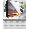 thumbnail image 7 of Outdoor TV Cover 48 to 50 Inch Weatherproof, Tropical Botanical Waterproof TV Screen Protector for Outside Decor with Zipper and Pocket 48"L x 30"H , Palm Banana Leaf Toucan Green, 7 of 7