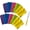 B, variant on 6PCS Colorful Fleece Reusable Hand Dusters Refills Washable Dusting Pad for Cleaning, Fan, Floor, Blinds, Window